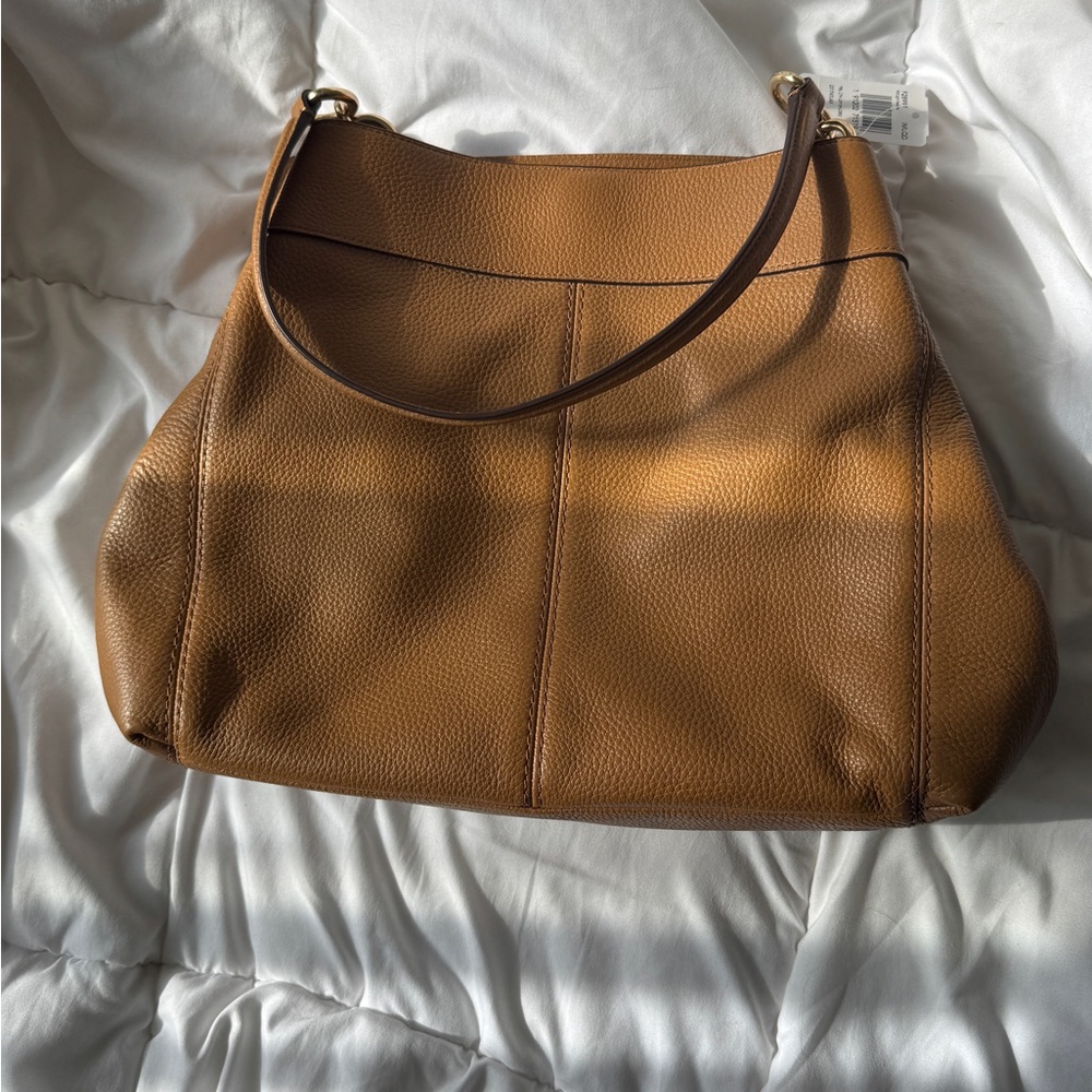 Coach Brown Leather Shoulder Bag - Picture 11 of 12